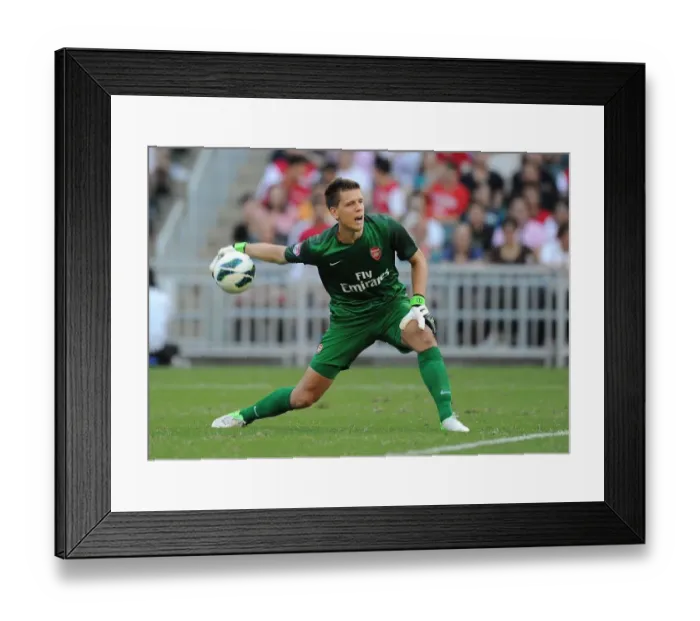 Framed Print : Wojciech Szczesny: Arsenal's Star Goalkeeper in Action at Kitchee FC, 2012 Framed Print : Wojciech Szczesny: Arsenal's Star Goalkeeper in Action at Kitchee FC, 2012