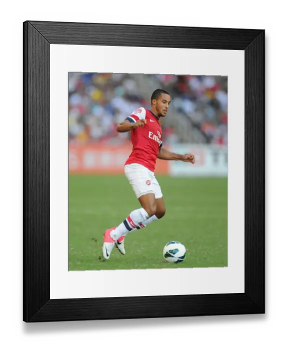 Framed Print : Theo Walcott in Action: Arsenal FC vs Kitchee FC, Hong Kong 2012 Framed Print : Theo Walcott in Action: Arsenal FC vs Kitchee FC, Hong Kong 2012