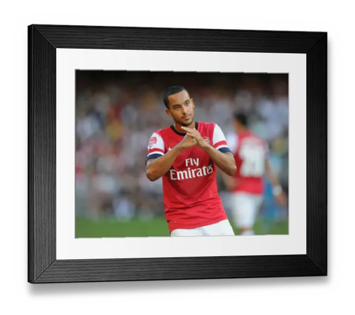 Framed Print : Theo Walcott's Respectful Chinese Goal Celebration: Arsenal vs. Kitchee FC, Hong Kong, 2012 Framed Print : Theo Walcott's Respectful Chinese Goal Celebration: Arsenal vs. Kitchee FC, Hong Kong, 2012