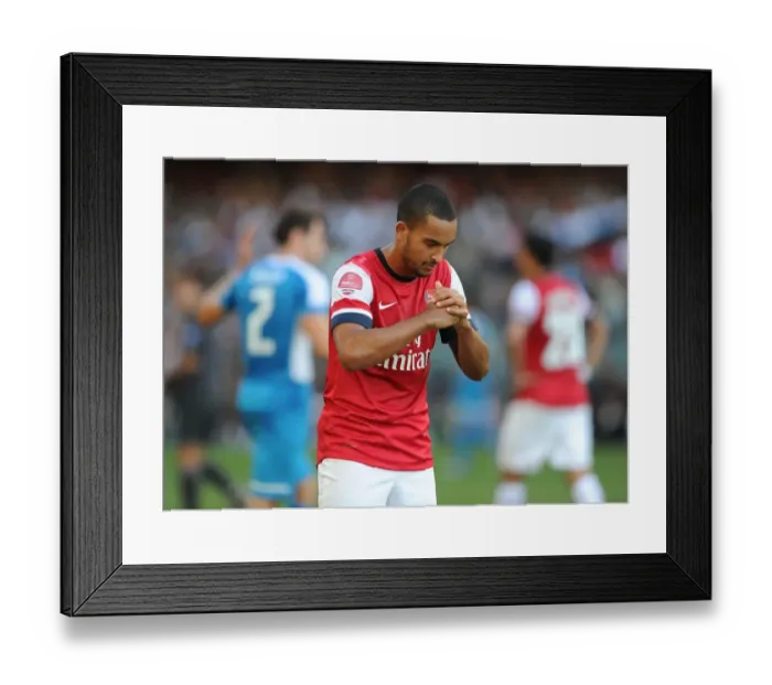 Framed Print : Theo Walcott's Respectful Chinese Goal Celebration: Arsenal vs. Kitchee FC, 2012 Framed Print : Theo Walcott's Respectful Chinese Goal Celebration: Arsenal vs. Kitchee FC, 2012