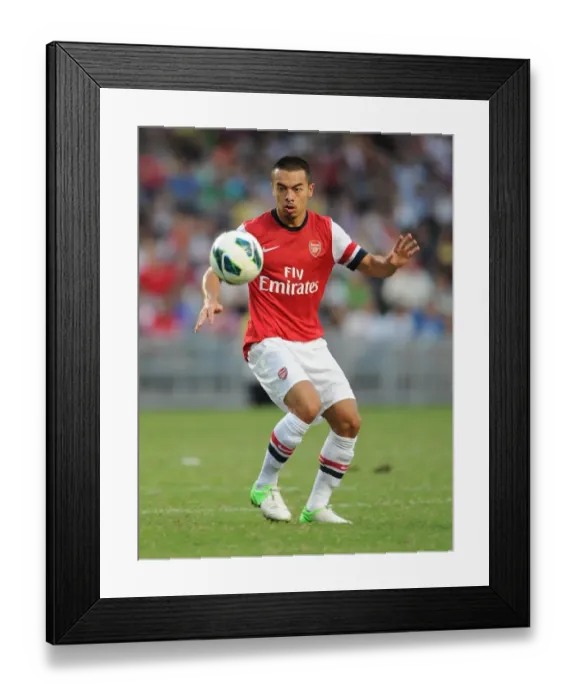 Framed Print : Nico Yennaris in Action: Arsenal FC vs Kitchee FC, Hong Kong 2012 Framed Print : Nico Yennaris in Action: Arsenal FC vs Kitchee FC, Hong Kong 2012