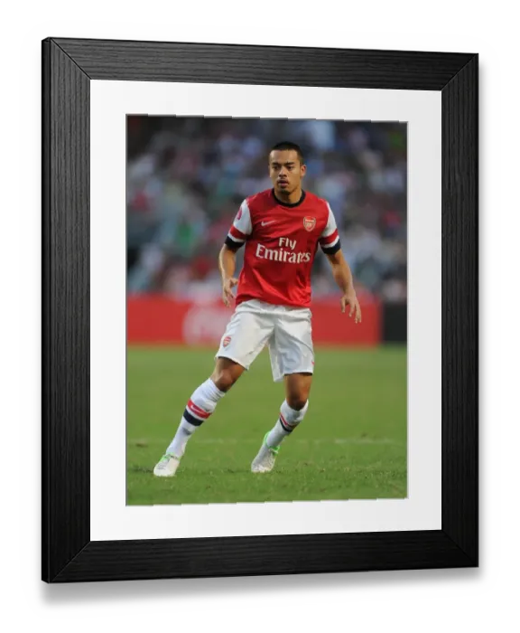 Framed Print : Nico Yennaris: In Action for Arsenal FC Against Kitchee in Hong Kong (2012)