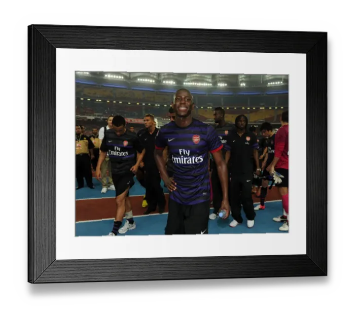 Framed Print : Arsenal's Benik Afobe Scores in Pre-Season Friendly Win Against Malaysia XI