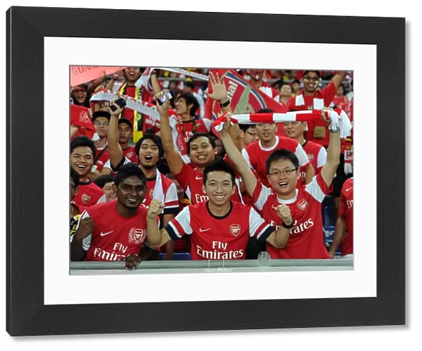Arsenal Fans. Malaysia 1: 2 Arsenal. Pre Season Friendly. National Stadium