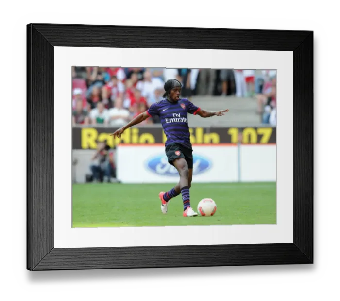 Framed Print : Gervinho (Arsenal). Cologne 0: 4 Arsenal. Pre Season Friendly. Rhein Energie Stadium