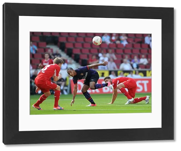 Theo Walcott (Arsenal) Lukas Kubler and Jonas Hector (Cologne). Cologne 0: 4 Arsenal