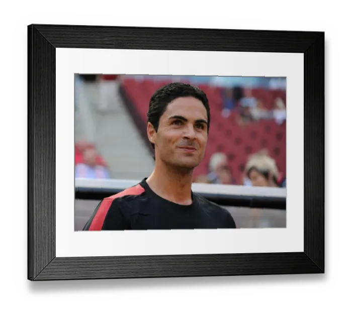 Framed Print : Mikel Arteta: Arsenal's Focused Leader Before Cologne Clash (2012) Framed Print : Mikel Arteta: Arsenal's Focused Leader Before Cologne Clash (2012)