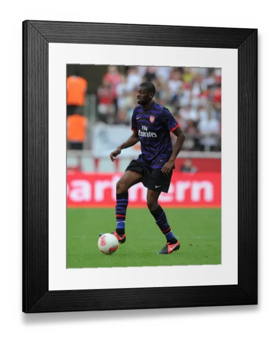 Framed Print : Abou Diaby in Action: Arsenal vs. FC Cologne Pre-Season Friendly (2012)