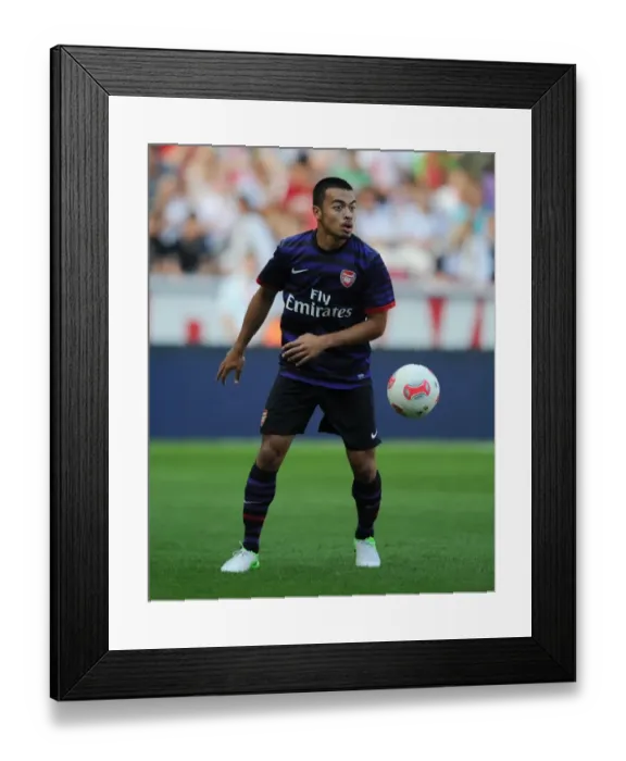 Framed Print : Arsenal vs. FC Cologne: Pre-Season Clash in Cologne, 2012