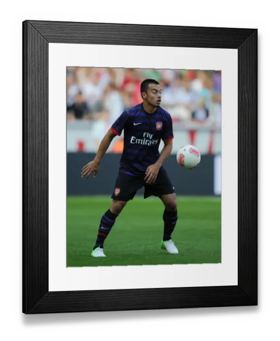Framed Print : Arsenal's Nico Yennaris Faces Off Against FC Cologne in 2012 Pre-Season Friendly Framed Print : Arsenal's Nico Yennaris Faces Off Against FC Cologne in 2012 Pre-Season Friendly