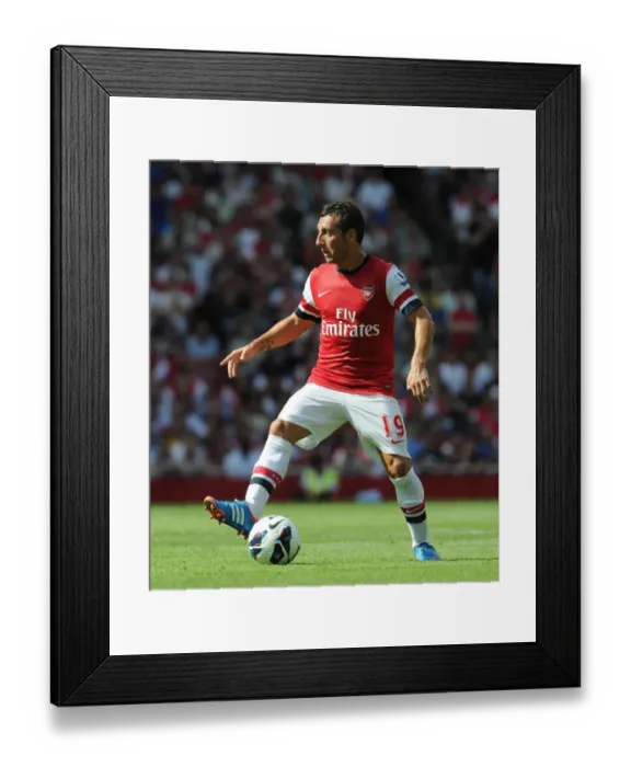 Framed Print : Santi Cazorla: Arsenal's Midfield Maestro in Action against Sunderland, Premier League 2012-13 Framed Print : Santi Cazorla: Arsenal's Midfield Maestro in Action against Sunderland, Premier League 2012-13