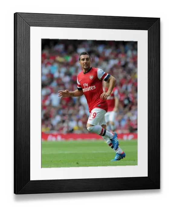 Framed Print : Santi Cazorla's Stellar Performance: Arsenal's Victory Over Sunderland, Premier League 2012-13