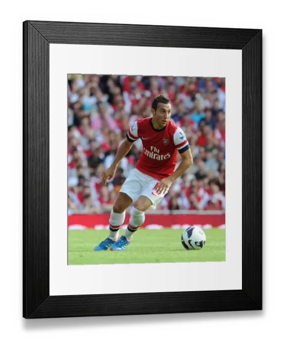 Framed Print : Santi Cazorla: Arsenal's Dazzling Midfield Maestro in Action (2012-13)