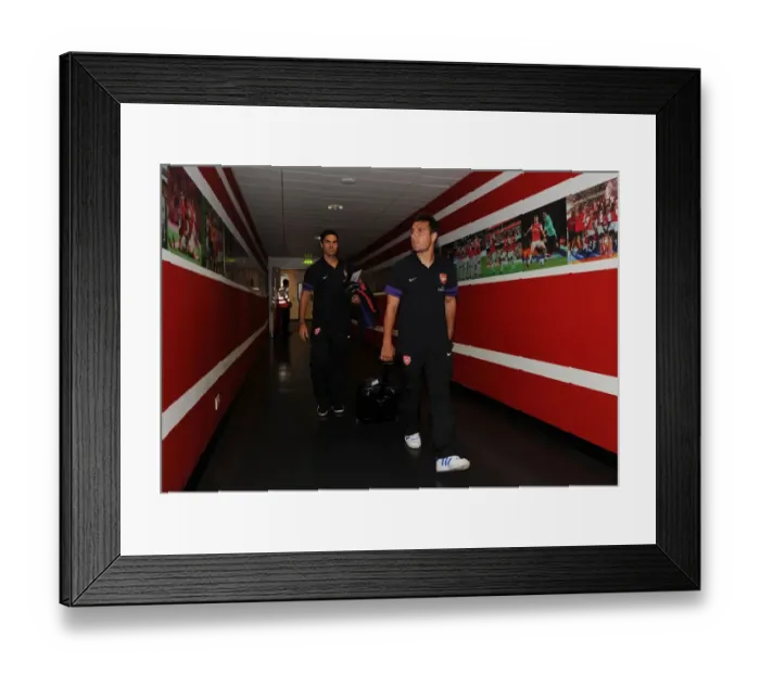 Framed Print : Arsenal's Midfield Duo: Cazorla and Arteta Before Arsenal v Sunderland (2012-13) Framed Print : Arsenal's Midfield Duo: Cazorla and Arteta Before Arsenal v Sunderland (2012-13)