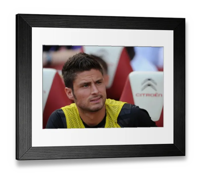 Framed Print : Olivier Giroud: Arsenal's Ready-to-Roar Striker Ahead of Arsenal vs Sunderland, Premier League 2012-13 Framed Print : Olivier Giroud: Arsenal's Ready-to-Roar Striker Ahead of Arsenal vs Sunderland, Premier League 2012-13