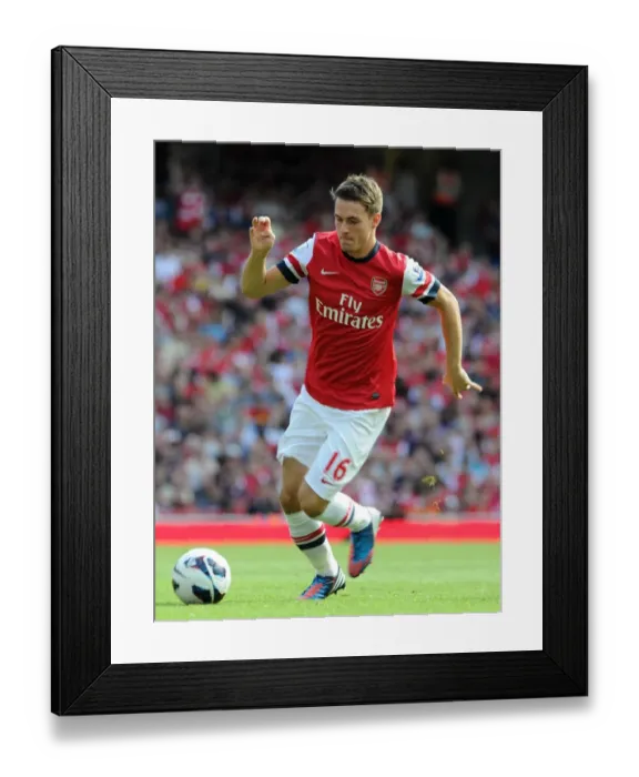 Framed Print : Aaron Ramsey (Arsenal). Arsenal 0: 0 Sunderland. Barclays Premier League