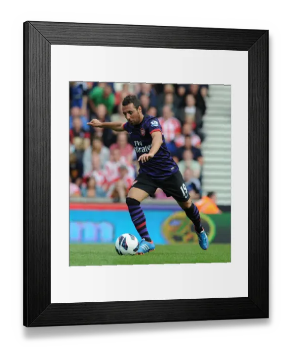 Framed Print : Santi Cazorla: In Action Against Stoke City, Arsenal Football Club, Premier League 2012-13 Framed Print : Santi Cazorla: In Action Against Stoke City, Arsenal Football Club, Premier League 2012-13