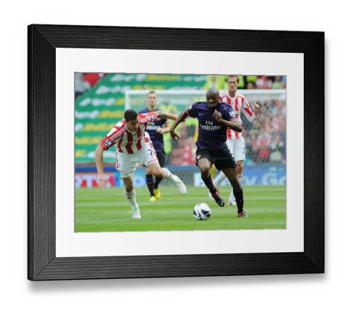 Framed Print : Abou Diaby vs. Geoff Cameron: Clash at Britannia Stadium (Stoke City vs. Arsenal, 2012-13) Framed Print : Abou Diaby vs. Geoff Cameron: Clash at Britannia Stadium (Stoke City vs. Arsenal, 2012-13)