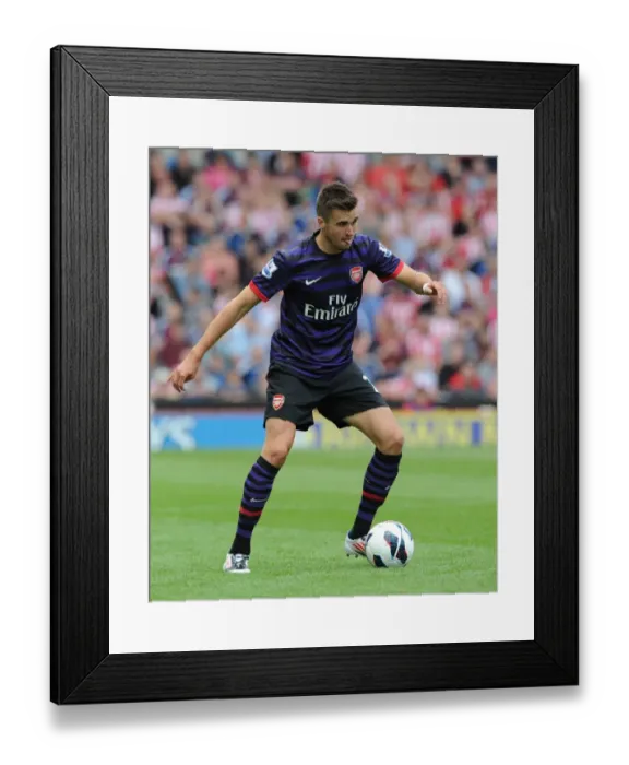 Framed Print : Carl Jenkinson: Arsenal at Stoke City, Premier League 2012-13 Framed Print : Carl Jenkinson: Arsenal at Stoke City, Premier League 2012-13