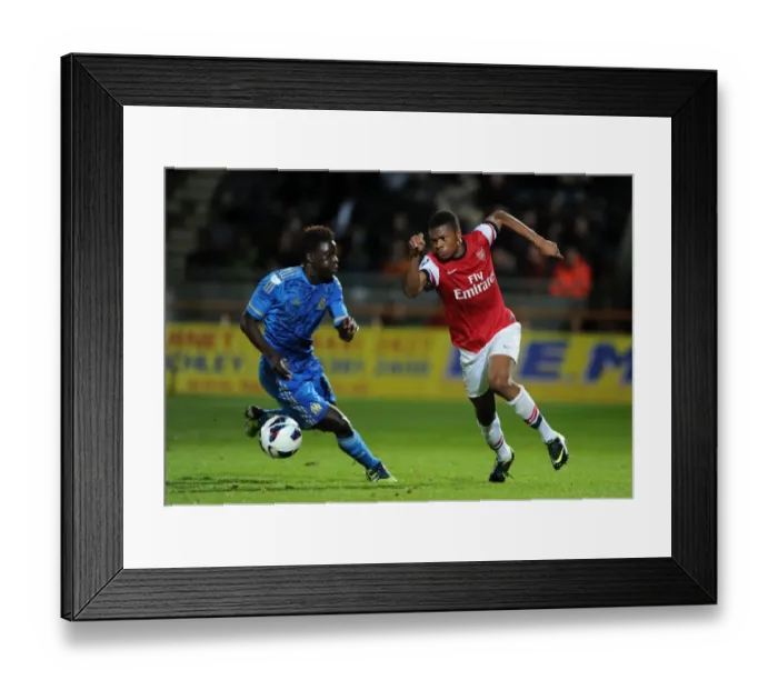 Framed Print : Chuba Akpom vs. Gabriel Dubois: Clash of the NextGen Stars at Arsenal U19s