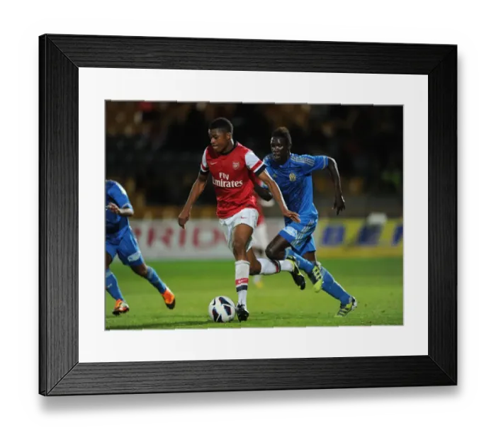 Framed Print : NextGen Stars Clash: Akpom vs. Dubois, Arsenal U19 vs. Olympique de Marseille Framed Print : NextGen Stars Clash: Akpom vs. Dubois, Arsenal U19 vs. Olympique de Marseille