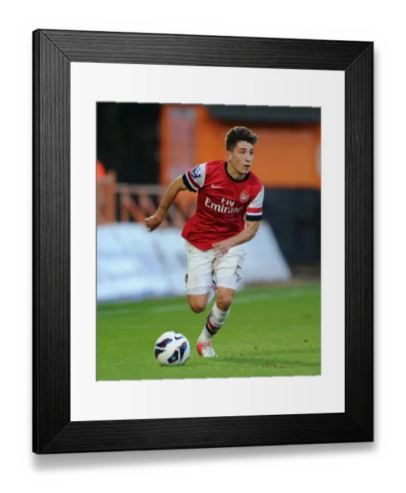 Framed Print : Hector Bellerin: Arsenal U19 Star in Action Against Marseille, NextGen Series 2012-13 Framed Print : Hector Bellerin: Arsenal U19 Star in Action Against Marseille, NextGen Series 2012-13