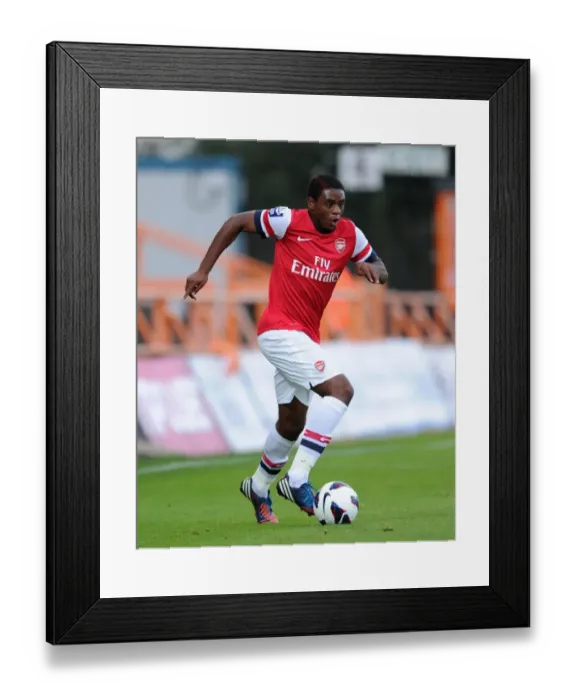 Framed Print : Arsenal's Kyle Ebecilio Goes Head-to-Head with Marseille in NextGen Series