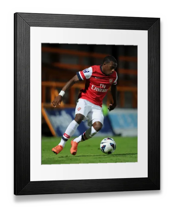 Framed Print : Anthony Jeffrey in Action: Arsenal vs Marseille, NextGen Series 2012-13