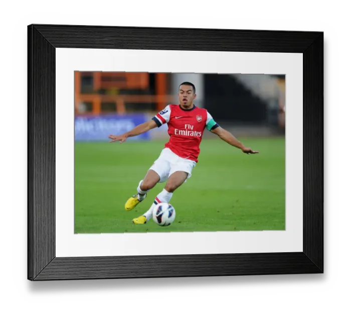 Framed Print : Nico Yennaris in Action: Arsenal U19 vs Marseille, NextGen Series 2012-13 Framed Print : Nico Yennaris in Action: Arsenal U19 vs Marseille, NextGen Series 2012-13