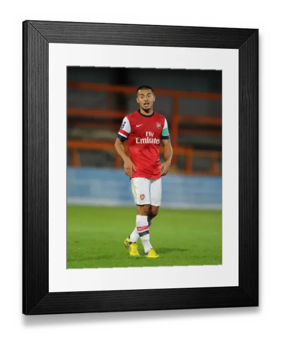 Framed Print : Nico Yennaris in Action: Arsenal U19 vs Marseille, NextGen Series 2012-13 Framed Print : Nico Yennaris in Action: Arsenal U19 vs Marseille, NextGen Series 2012-13