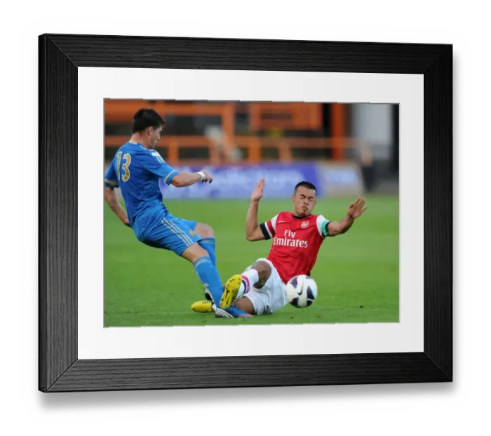 Framed Print : Nico Yennaris vs. Jeremy Roland: Clash of Young Talents in Arsenal U19 vs. Marseille (NextGen Series 2012-13) Framed Print : Nico Yennaris vs. Jeremy Roland: Clash of Young Talents in Arsenal U19 vs. Marseille (NextGen Series 2012-13)