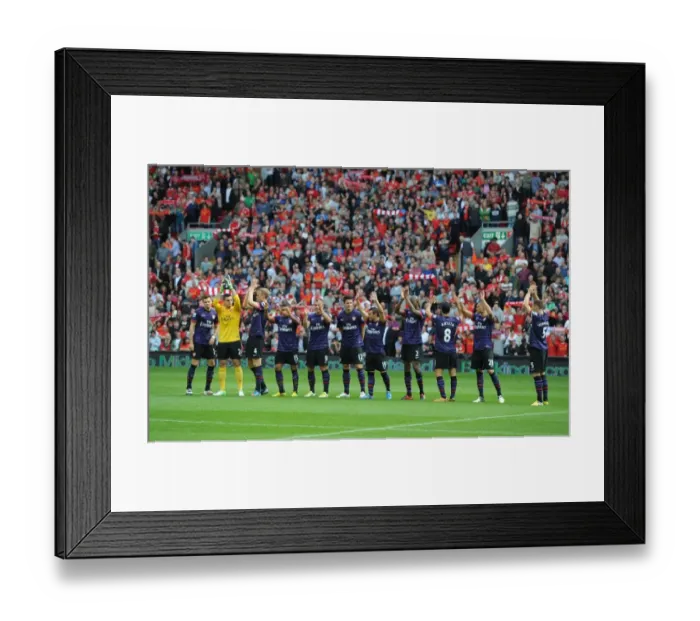 Framed Print : Arsenal vs. Liverpool: The Premier League Showdown - Pre-Match Lineup