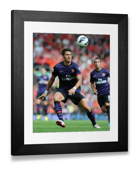 Framed Print : Olivier Giroud Faces Liverpool: Arsenal vs. Liverpool, Premier League 2012-13 Framed Print : Olivier Giroud Faces Liverpool: Arsenal vs. Liverpool, Premier League 2012-13