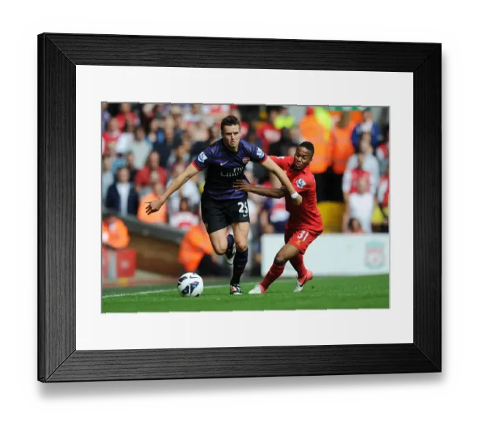 Framed Print : Jenkinson vs. Sterling: A Premier League Battle of Young Talents (2012-13)
