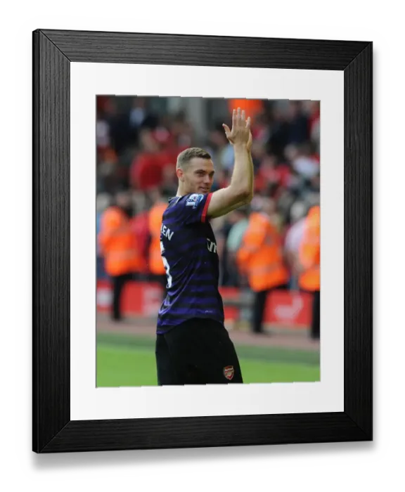 Framed Print : Thomas Vermaelen's Emotional Farewell: A Bittersweet Moment at Anfield (Premier League 2012-13) Framed Print : Thomas Vermaelen's Emotional Farewell: A Bittersweet Moment at Anfield (Premier League 2012-13)