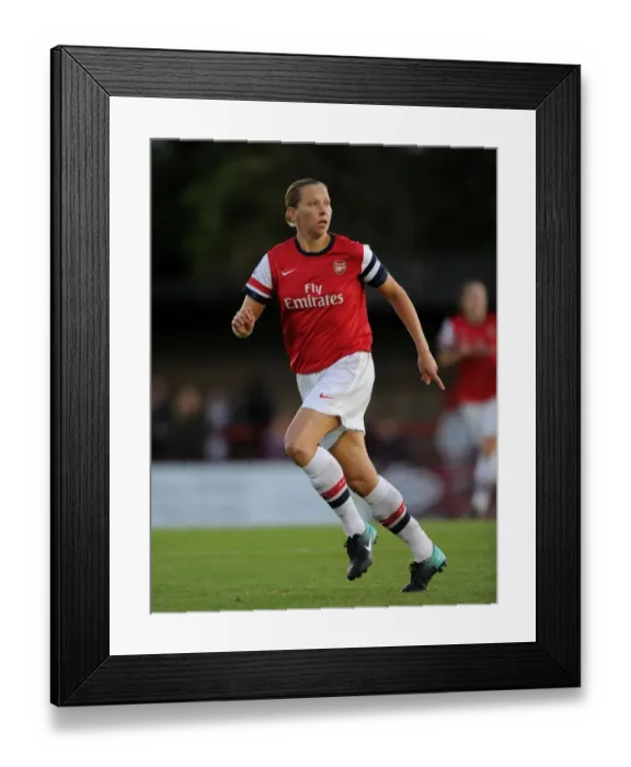 Framed Print : Jayne Ludlow in Action: Arsenal Ladies FC vs. Bristol Academy WFC, FA WSL (2012)