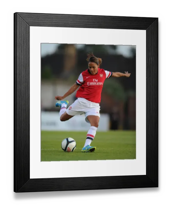 Framed Print : Alex Scott in Action: Arsenal Ladies vs. Bristol Academy WFC, FA WSL (2012)