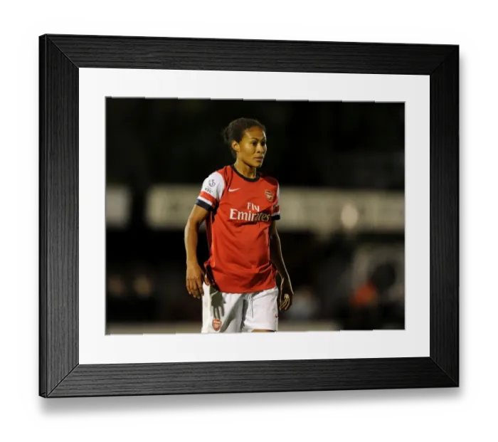 Framed Print : Arsenal's Rachel Yankey in Action against Bristol Academy in FA WSL Clash