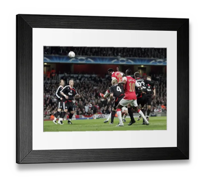 Framed Print : Emmanuel Adebayor scores Arsenals goal