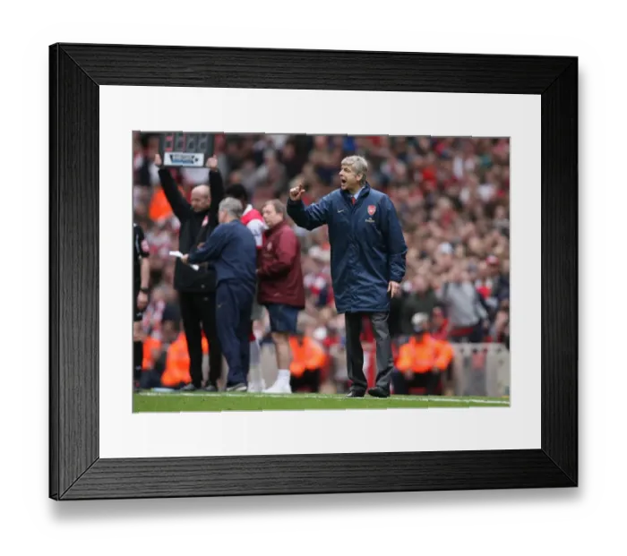 Framed Print : Arsene Wenger at the Helm: 1-1 Stalemate Against Liverpool, Emirates Stadium, 2008 Framed Print : Arsene Wenger at the Helm: 1-1 Stalemate Against Liverpool, Emirates Stadium, 2008