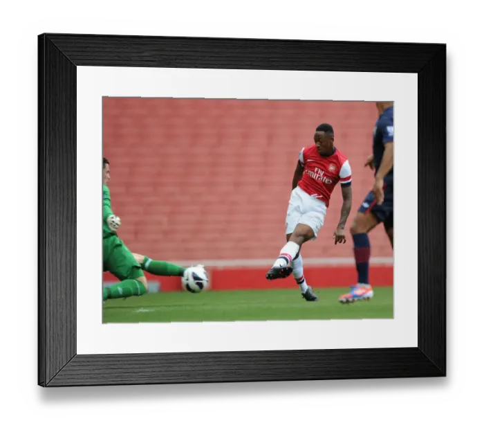 Framed Print : Sanchez Watt Scores First Arsenal Goal of the Season Against Blackburn Rovers U21 Framed Print : Sanchez Watt Scores First Arsenal Goal of the Season Against Blackburn Rovers U21