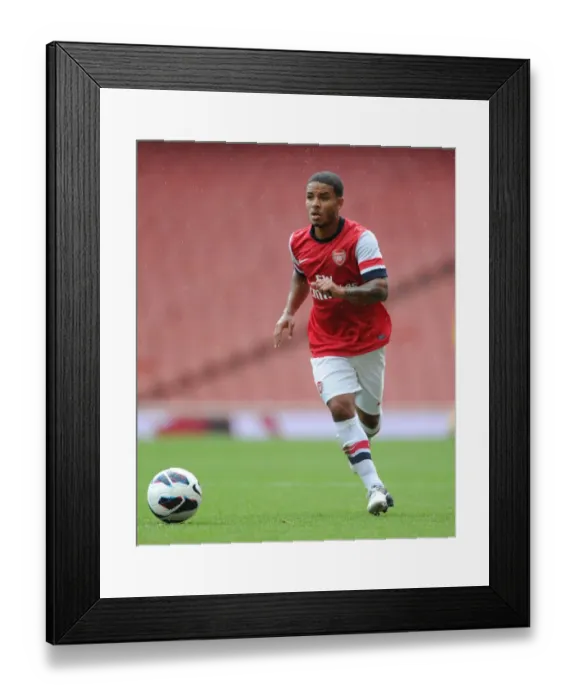 Framed Print : Arsenal U21 vs Blackburn Rovers U21: Exclusive Coverage of Jernade Meade in Action