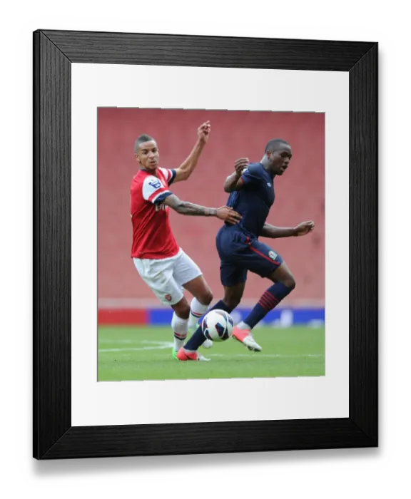 Framed Print : Arsenal vs. Blackburn Rovers: Craig Eastmond vs. Osayamen Osawe Clash in U21 Premier League
