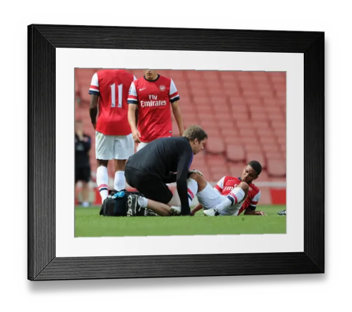 Framed Print : Arsenal U21s vs Blackburn Rover U21s: Clash at Emirates Stadium, 2012-13 Season