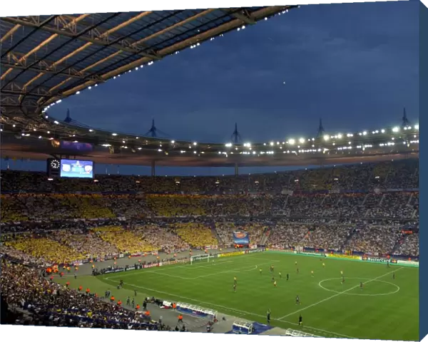 Arsenal fans in the Stade de France