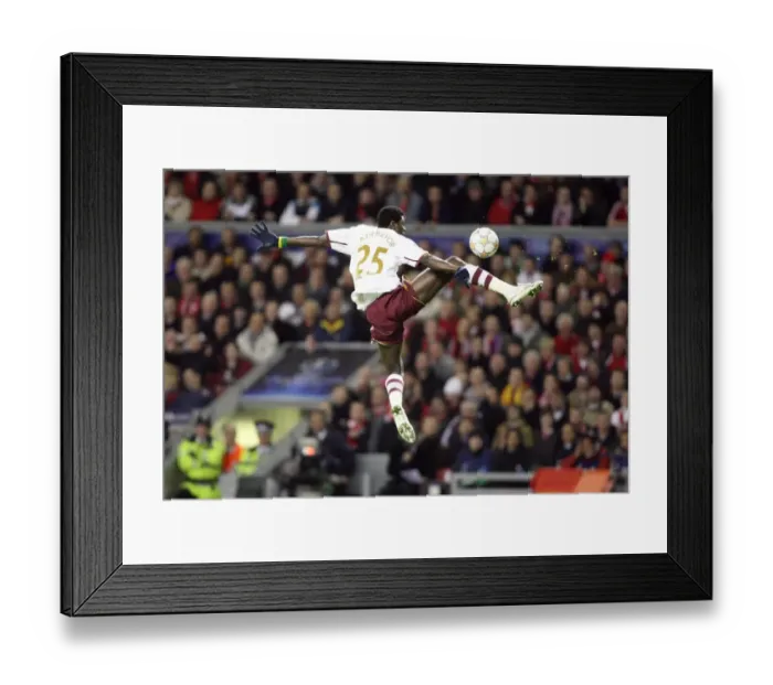 Framed Print : Emmanuel Adebayor's Heartbreaking Performance: Liverpool's 4-2 Comeback in Arsenal's 2008 Champions League Quarterfinals Framed Print : Emmanuel Adebayor's Heartbreaking Performance: Liverpool's 4-2 Comeback in Arsenal's 2008 Champions League Quarterfinals