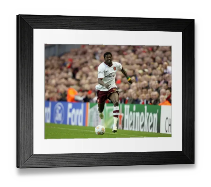 Framed Print : Heartbreaking Performance: Liverpool's Comeback in the 2008 Champions League Quarterfinal - Emmanuel Adebayor's Night at Anfield Framed Print : Heartbreaking Performance: Liverpool's Comeback in the 2008 Champions League Quarterfinal - Emmanuel Adebayor's Night at Anfield