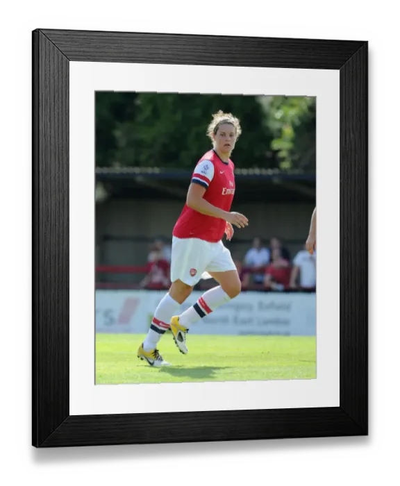 Framed Print : Jennifer Beattie in Action for Arsenal Ladies vs. Lincoln Ladies, FA WSL 2012-13