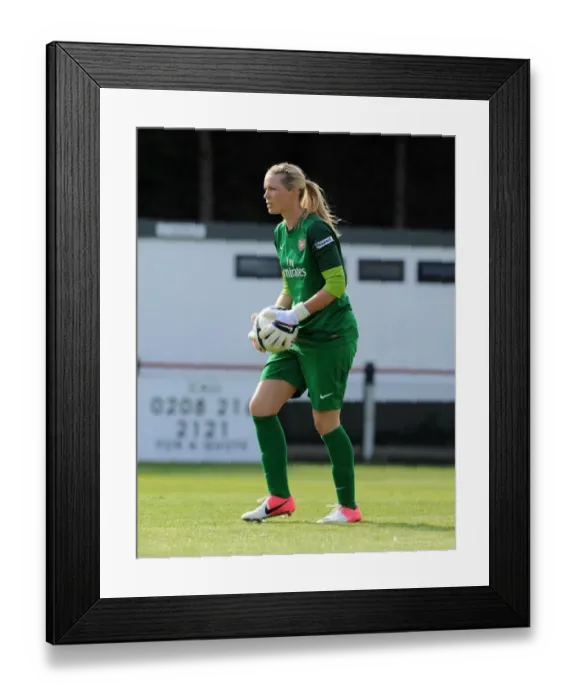 Framed Print : Arsenal's Emma Byrne in FA WSL Action: Arsenal Ladies vs. Lincoln Ladies (2012) Framed Print : Arsenal's Emma Byrne in FA WSL Action: Arsenal Ladies vs. Lincoln Ladies (2012)
