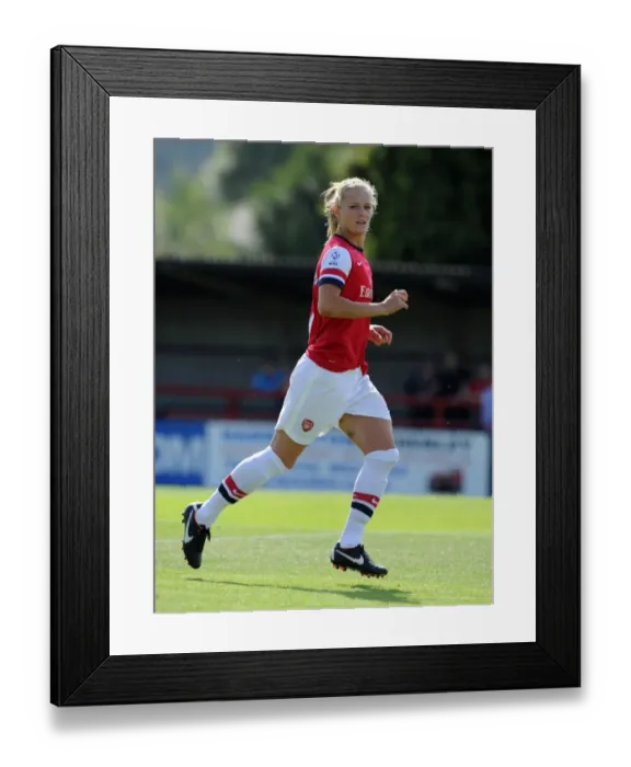 Framed Print : Arsenal's Katie Chapman in Action against Lincoln Ladies in FA WSL Match